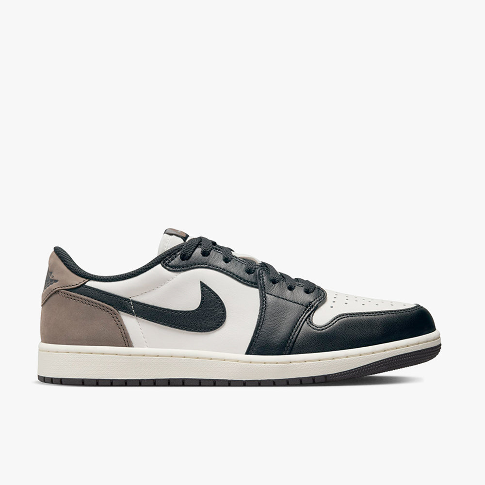 Jordan 1 Low OG White / Black - Dark Mocha