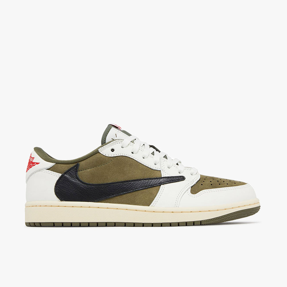 Jordan x Travis Scott 1 Low OG Medium Olive / Black - Sail