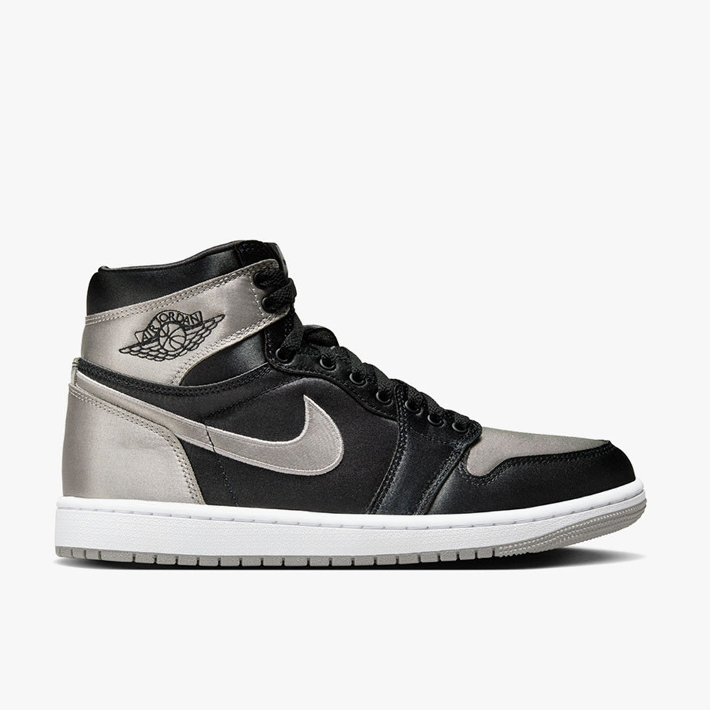 Jordan Women's 1 Retro High OG Black / Medium Grey - White