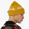 Awake NY Serif Logo Beanie / Saffron 4